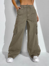 Flap Pocket Cargo Jeans